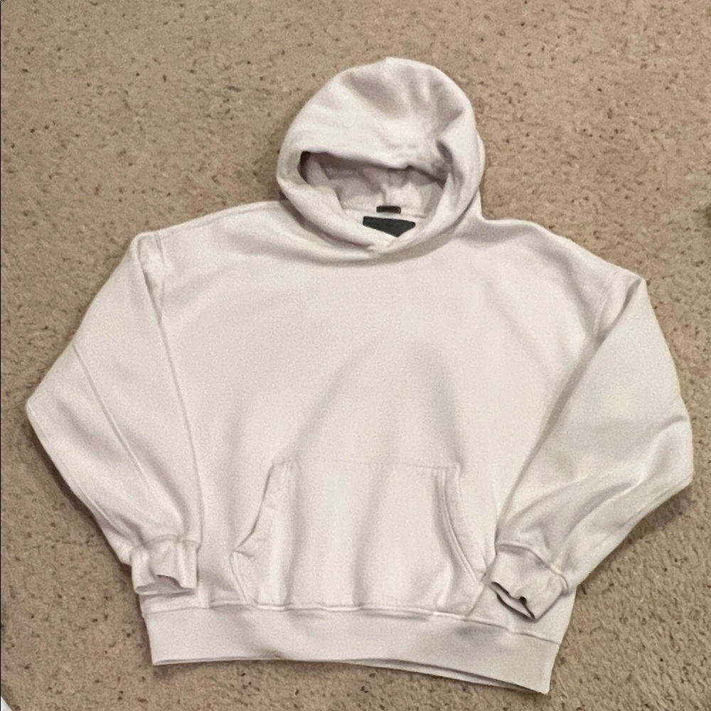 Abercrombie & Fitch Cream Hoodie Sweatshirt